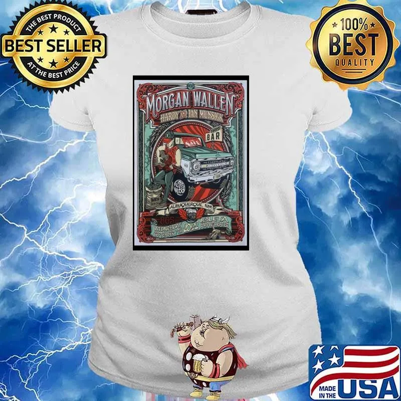 Morgan wallen 2022 tour albuquerque nm poster s Ladies tee