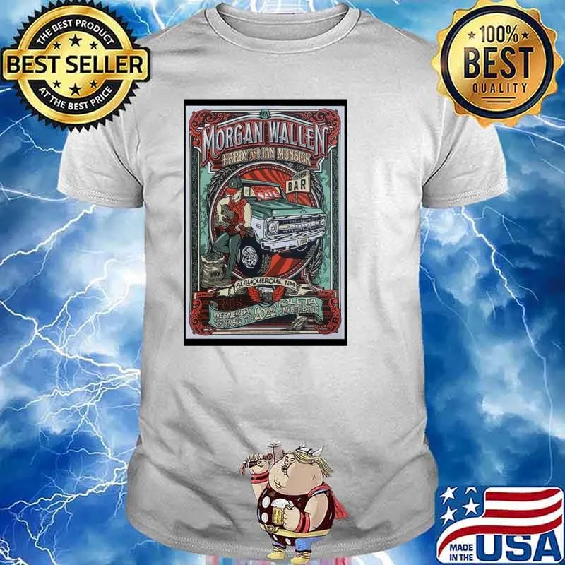 Morgan wallen 2022 tour albuquerque nm poster shirt