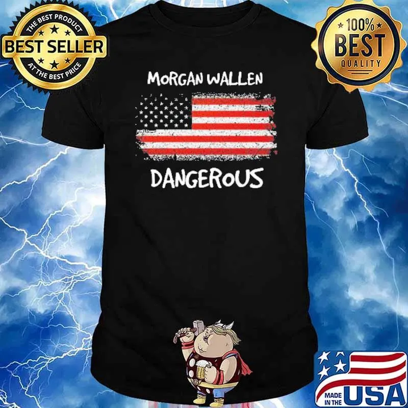 Morgan wallen dangerous American flag shirt
