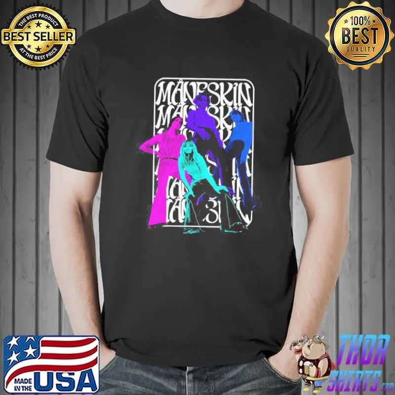 Music maneskin band aesthetic art shirt