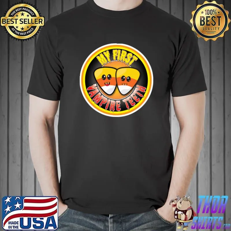My First Vampire Teeth Candy Corn T-Shirt