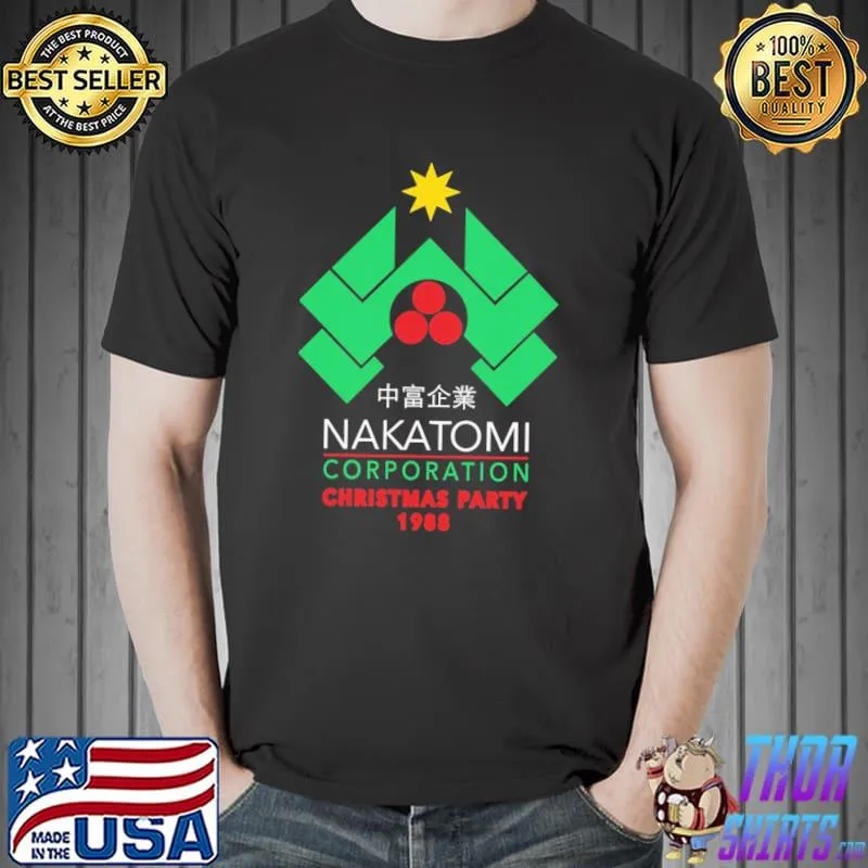 NakatomI corporation christmas party 1988 die hard shirt