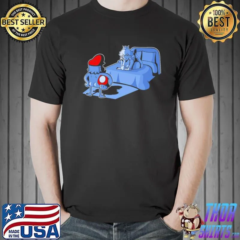 Naked plumber video game sex shrooms rare classic shirt