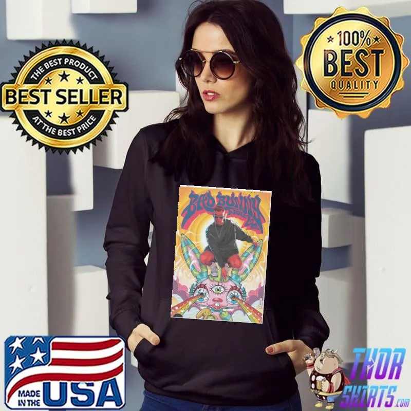 New album cover bad bunny collage s Hoodie