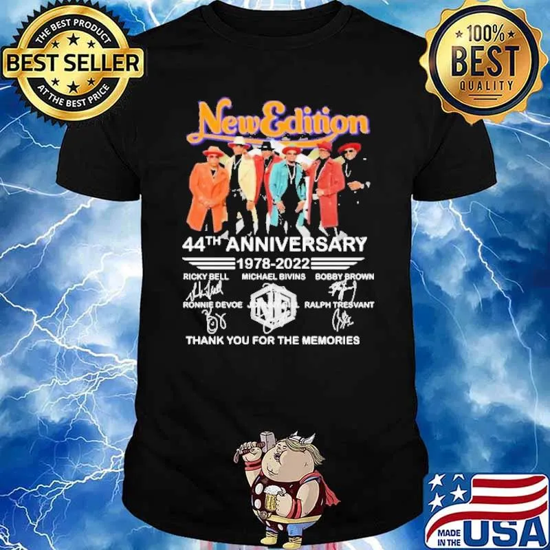 New Edition 44th Anniversary 1978 2022 Shirt