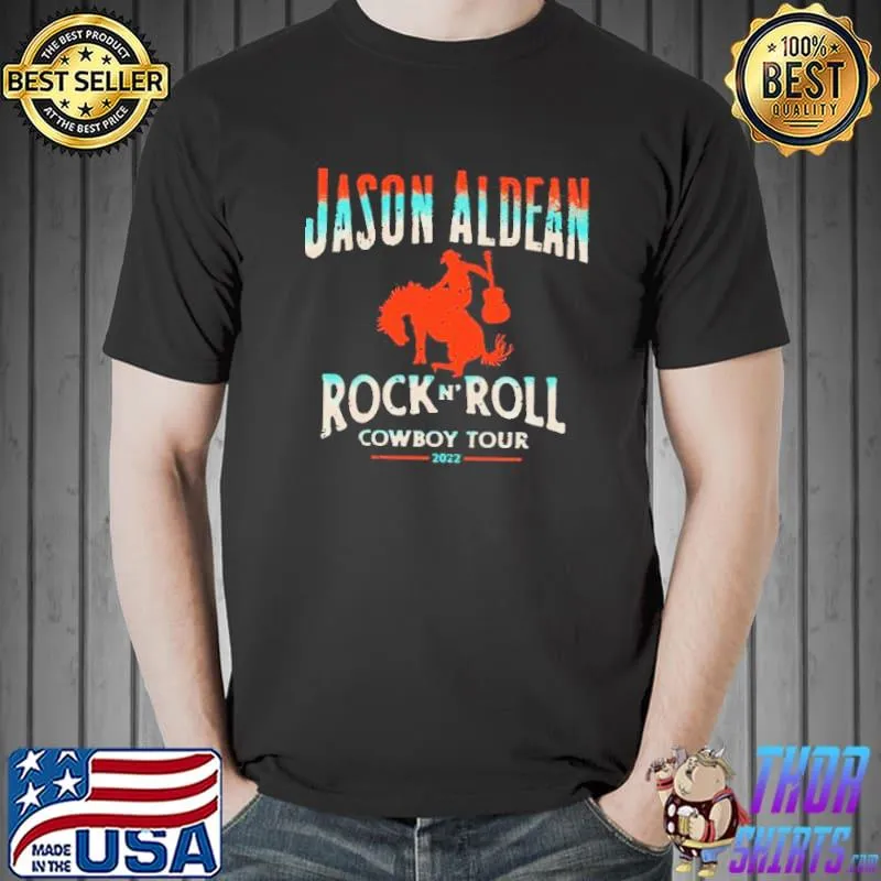 New jason aldean back in the saddle tour 2022 shirt