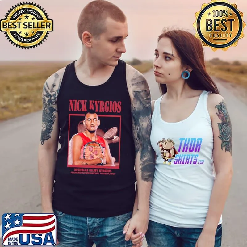 Nicholas hilmy kyrgios Australian pro tennis player vintage classic s Tank Top