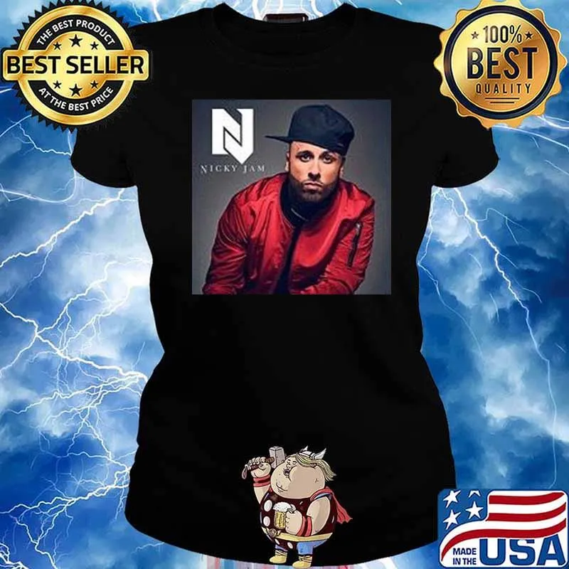 Nicky Jam Poster Shirt Ladies tee