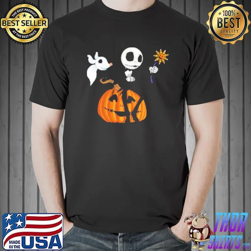 Night date Jack and zero the nightmare before christmas halloween classic shirt
