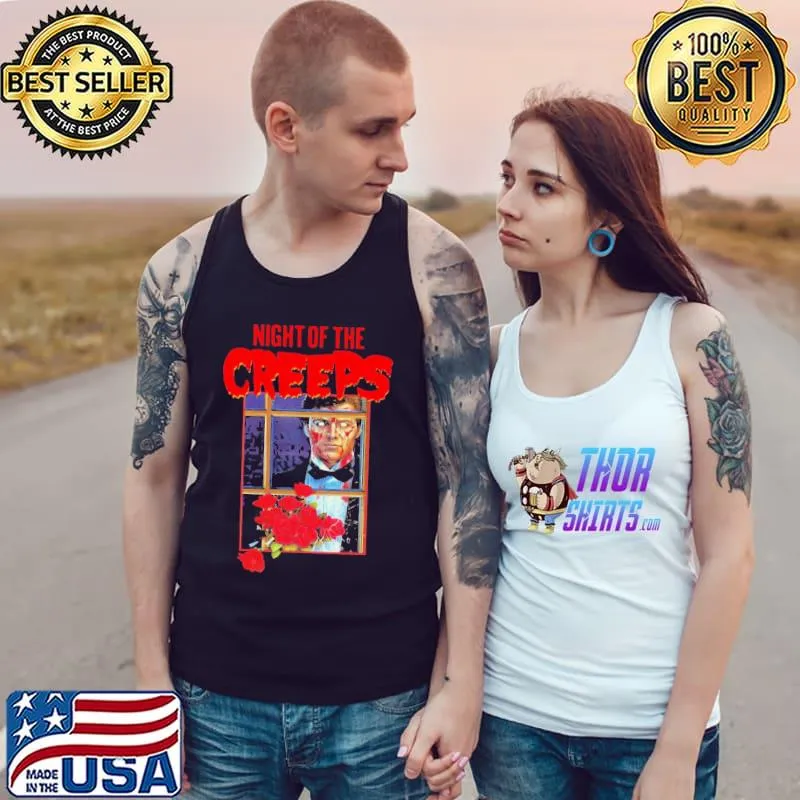 Night of the creeps horror comedy movie mens black navy s Tank Top