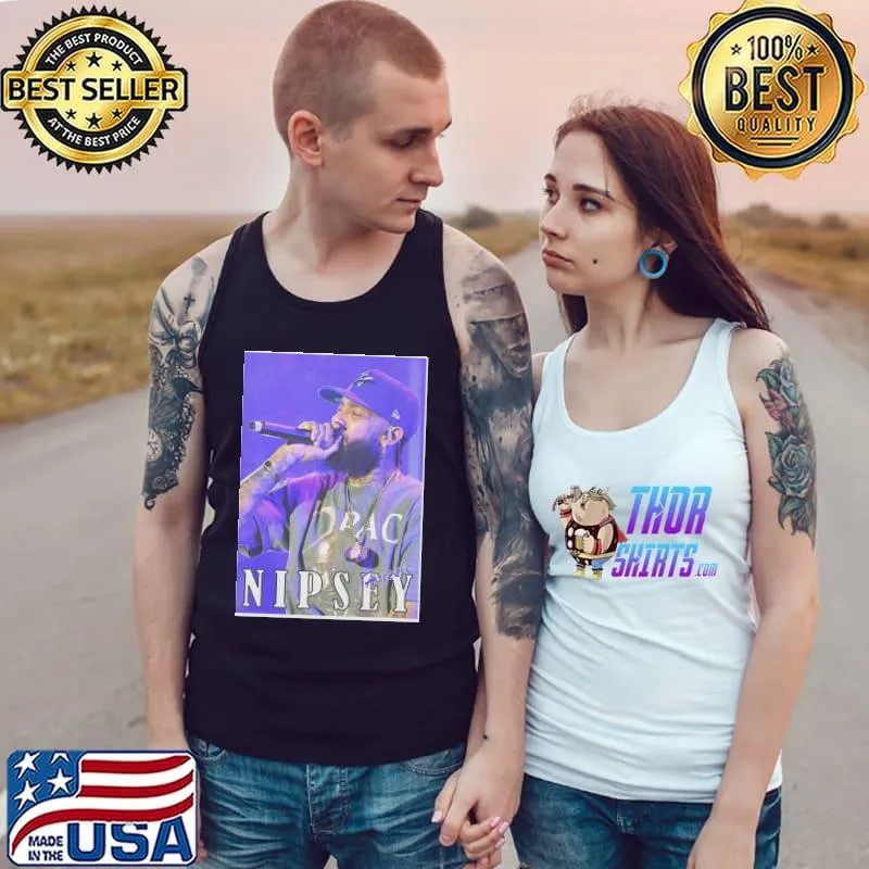 Nipsey hussle collage retro illustration classic s Tank Top