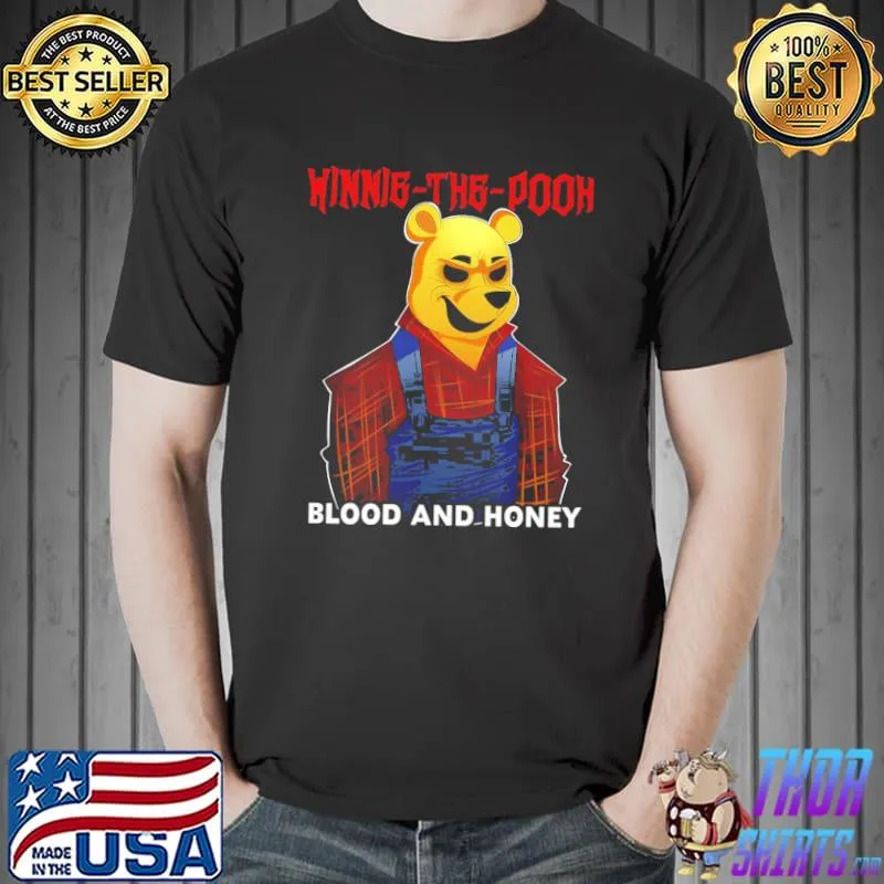 Off one's base winnie the pooh blood and honey classic shirt