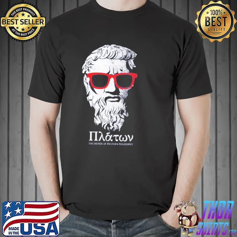 Plato father of western philosophy classic shirt