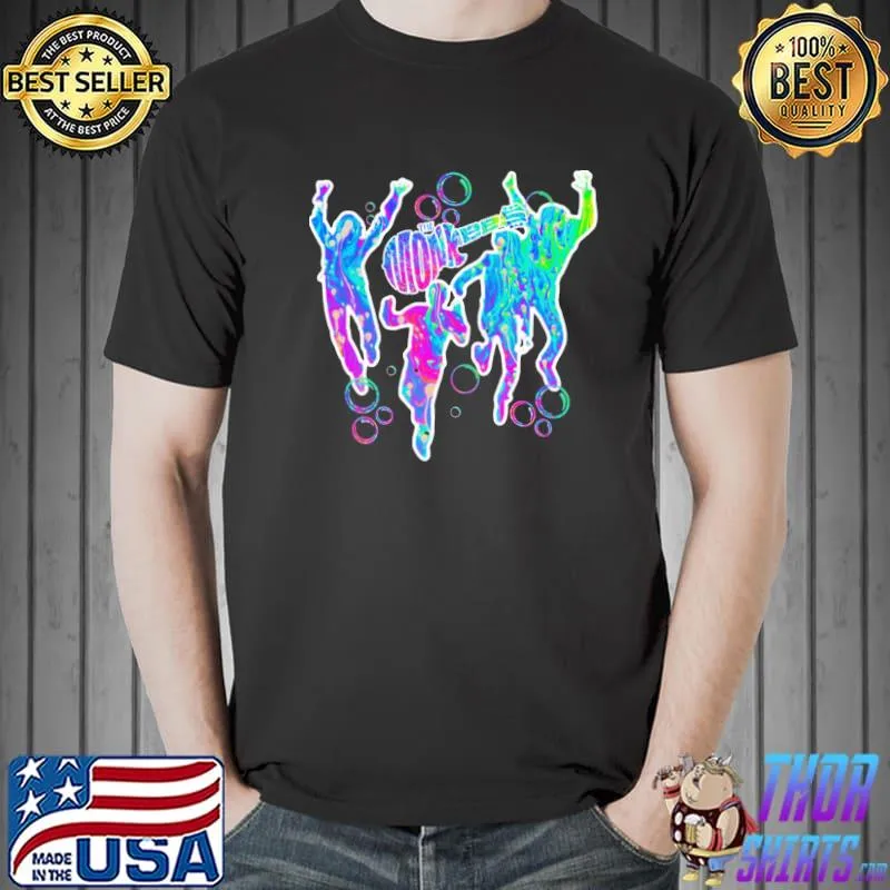 Porpoise in black the monkees rock band art shirt