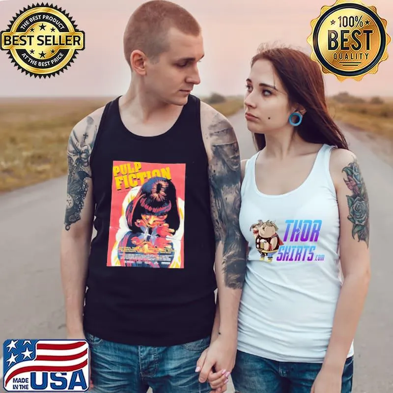 Pulp fiction graphic trending clasisc s Tank Top
