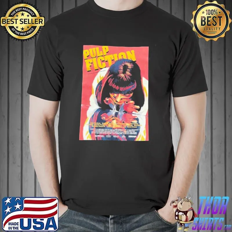 Pulp fiction graphic trending clasisc shirt