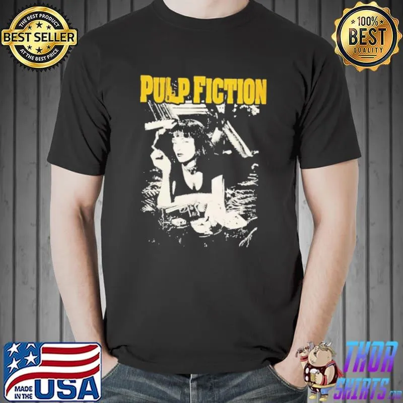 Pulp fiction vintage trending classic shirt