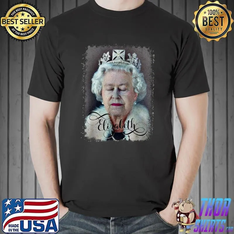 Queen Elizabeth's II British Crown Majesty Queen Elizabeth's England T-Shirt