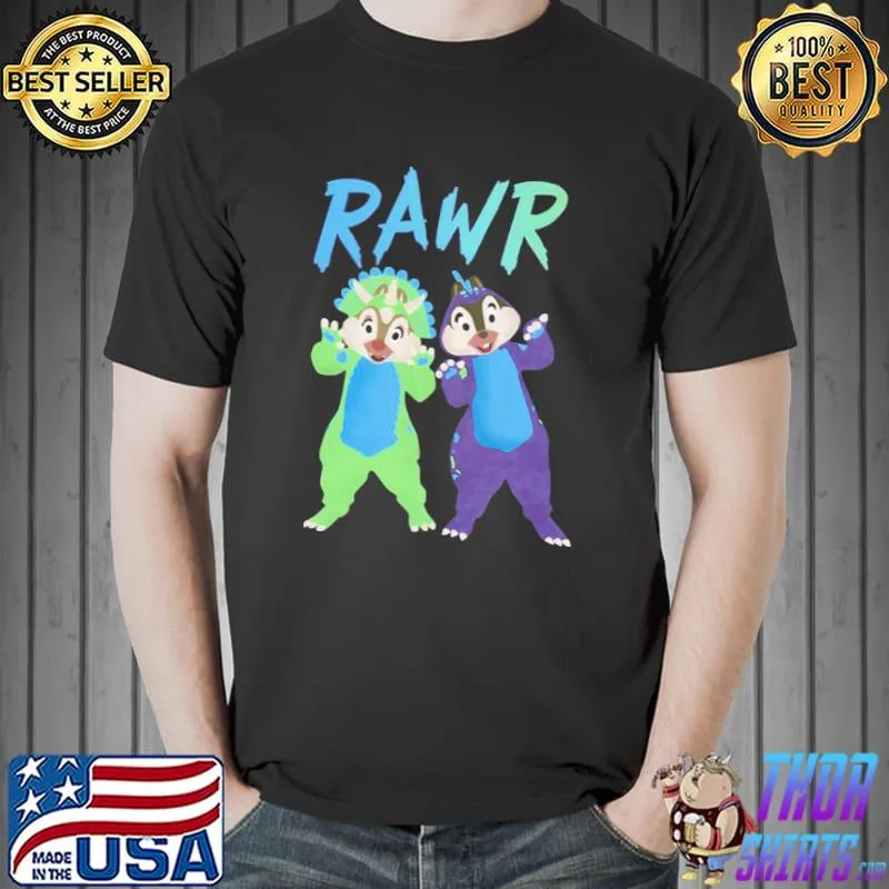 Rawr funny chip and dale fanart shirt