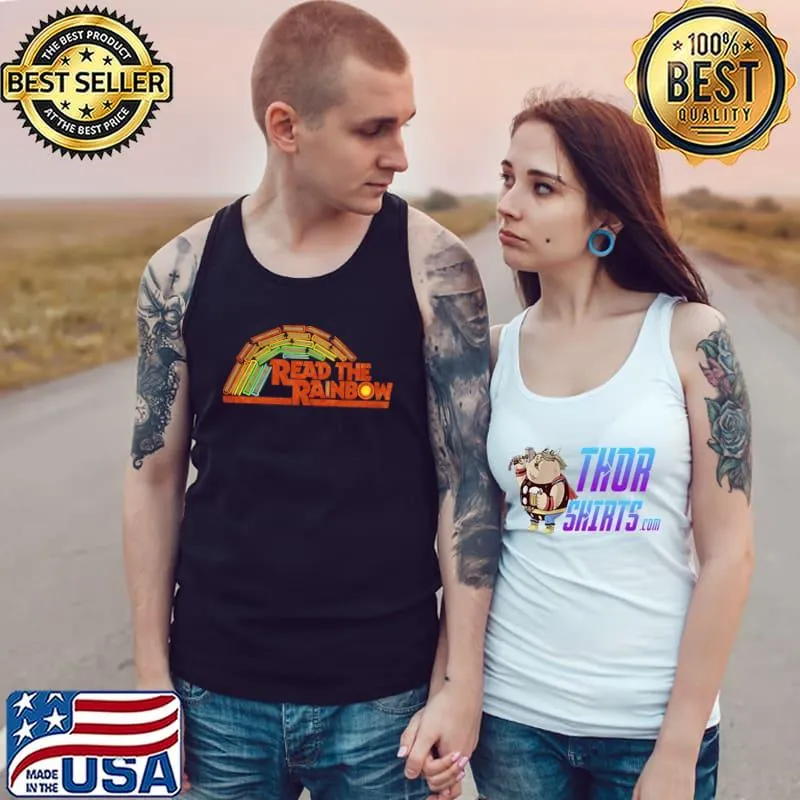 Read The Rainbow Books Retro T-Shirt Tank Top