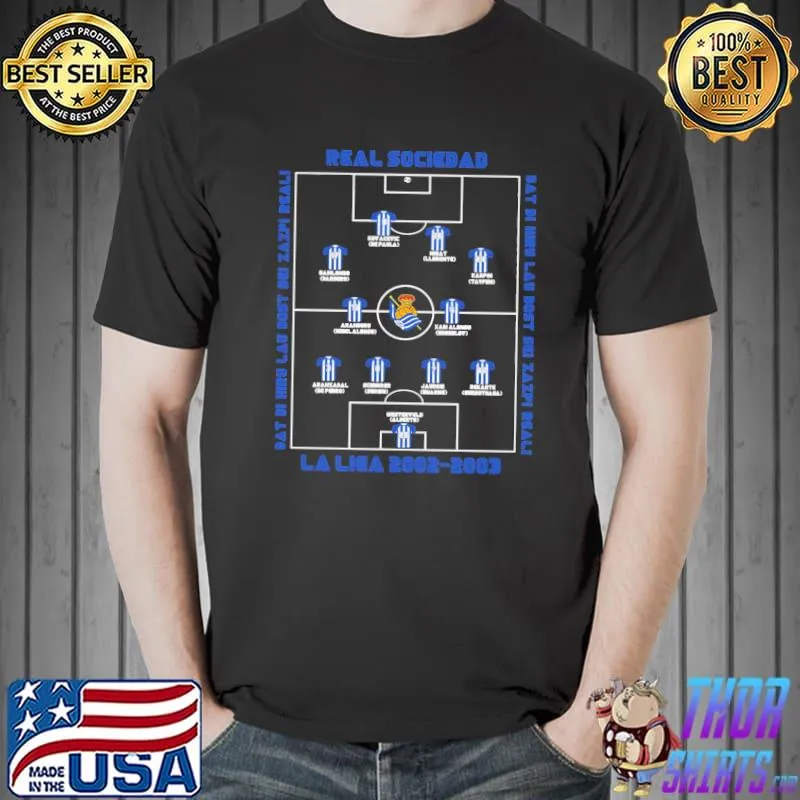 Real sociedad 2002 2003 LA liga legendary team wear Football soccer history classic shirt