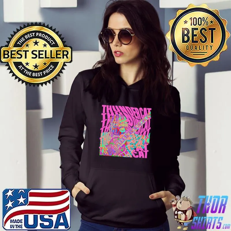 Retro thundercat neon illustration classic s Hoodie