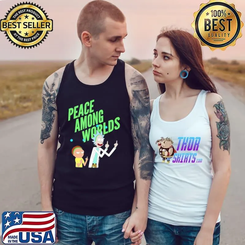 Rick and morty peace among worlds portal funny s Tank Top