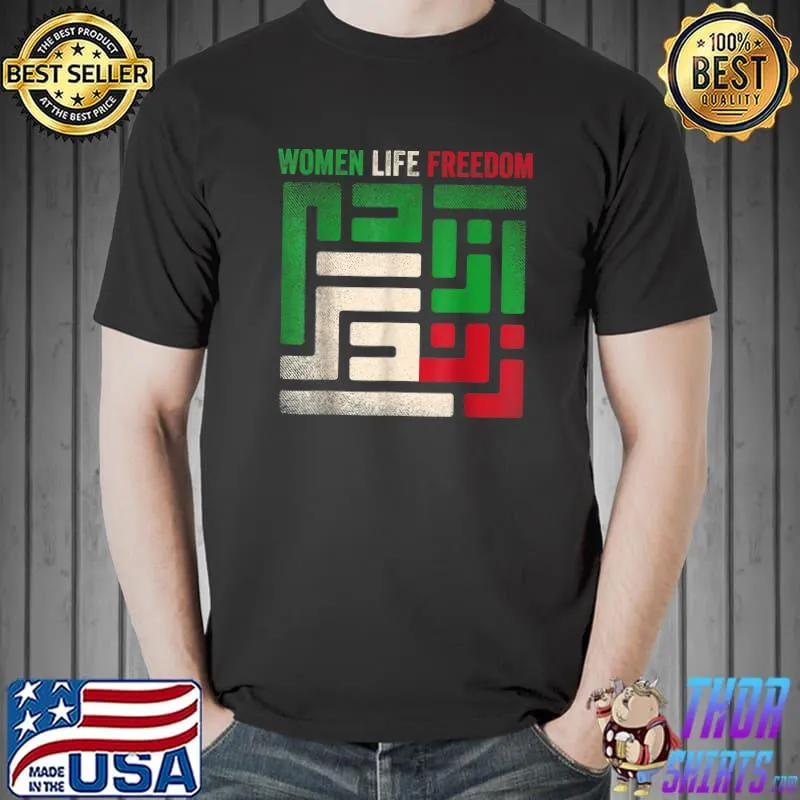 Rise With The Women Of Iran Women Life Freedom T-Shirt