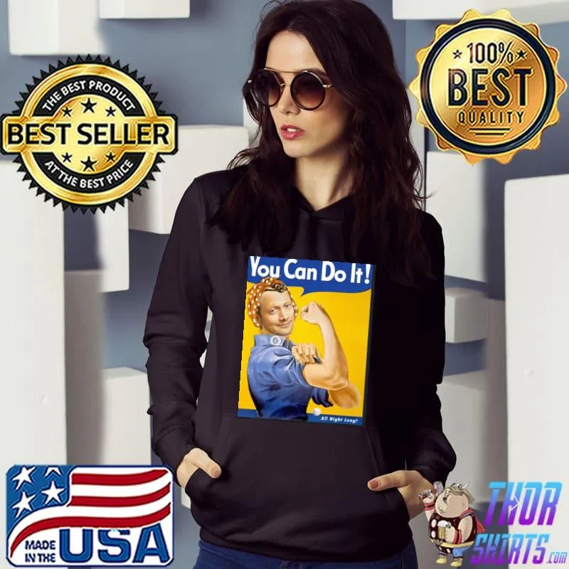 Rob schneider you can do it feminism poster funny s Hoodie