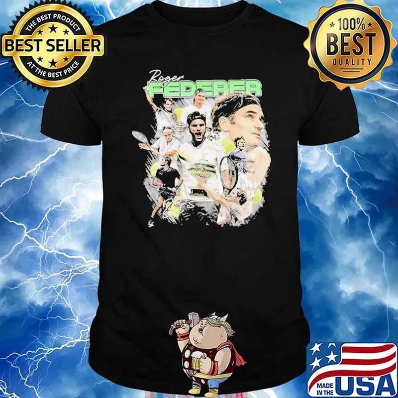 Roger Federer Signatures Tennis Shirt