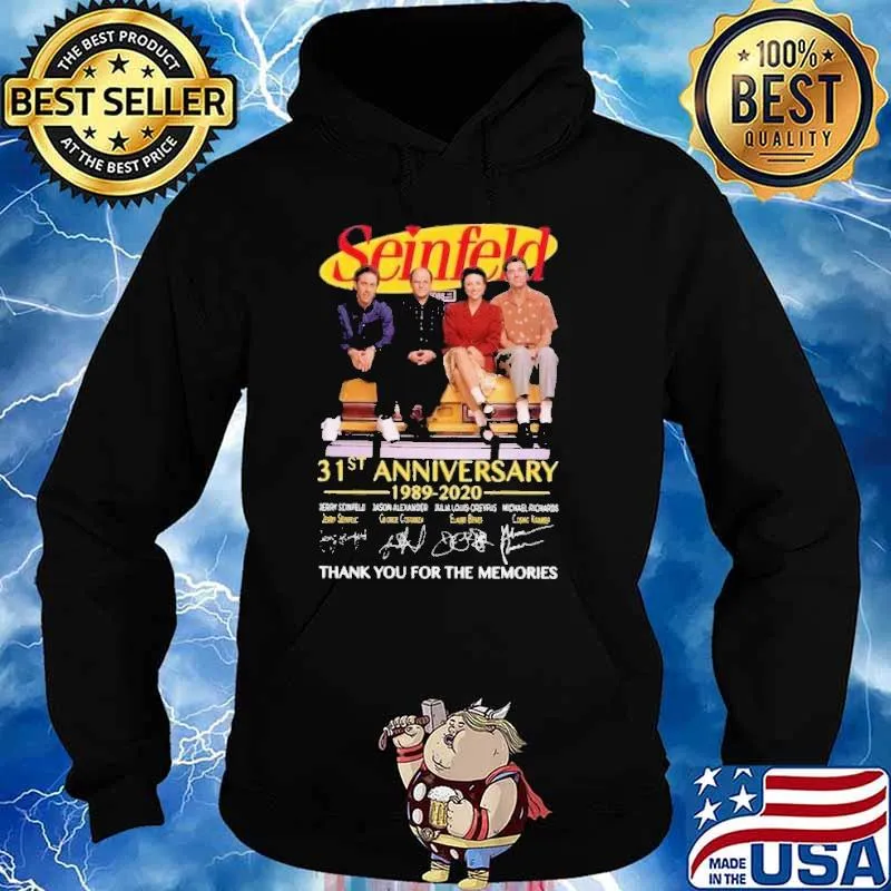 Seinfeld 31st Anniversary 1989 2020 Thank You For The Memories Shirt Hoodie