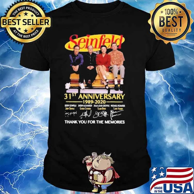 Seinfeld 31st Anniversary 1989 2020 Thank You For The Memories Shirt