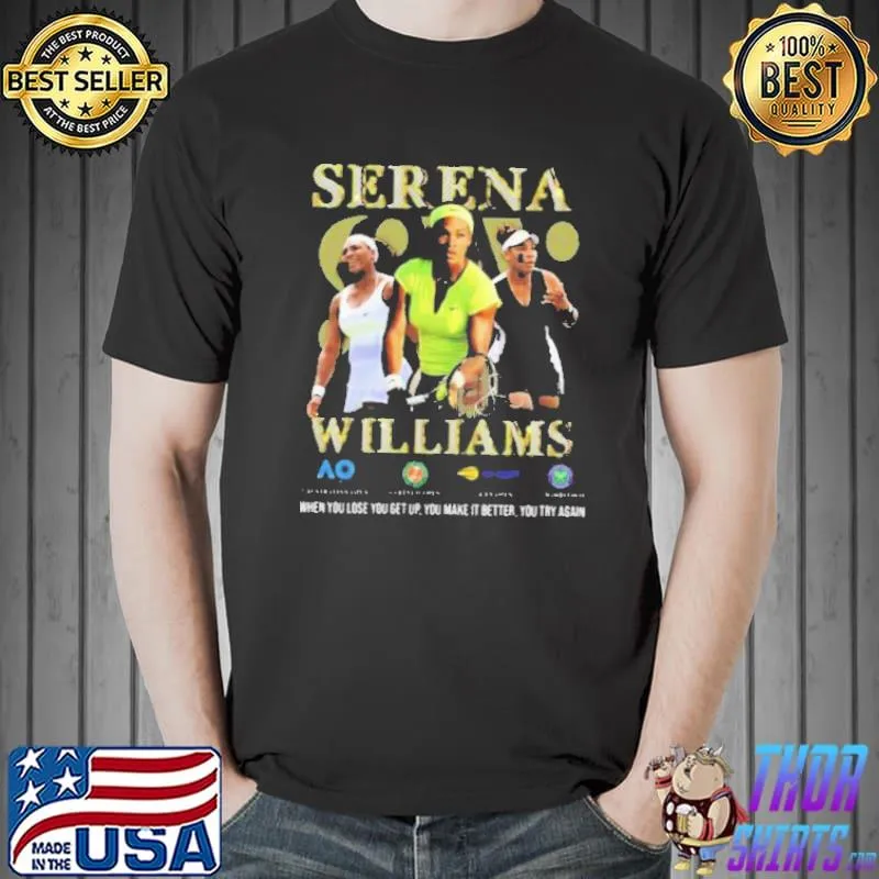 Serena Williams Greatest Female Athlete Shirt