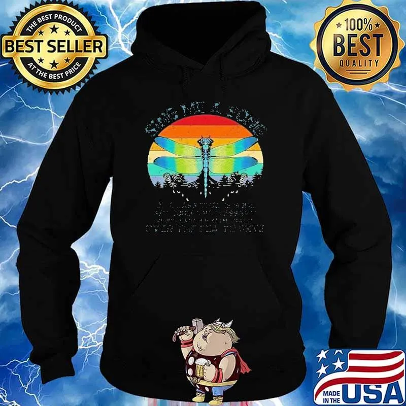 Sing Me A Song Over The Sea To Skye Dragonfly Vintage Shirt Hoodie
