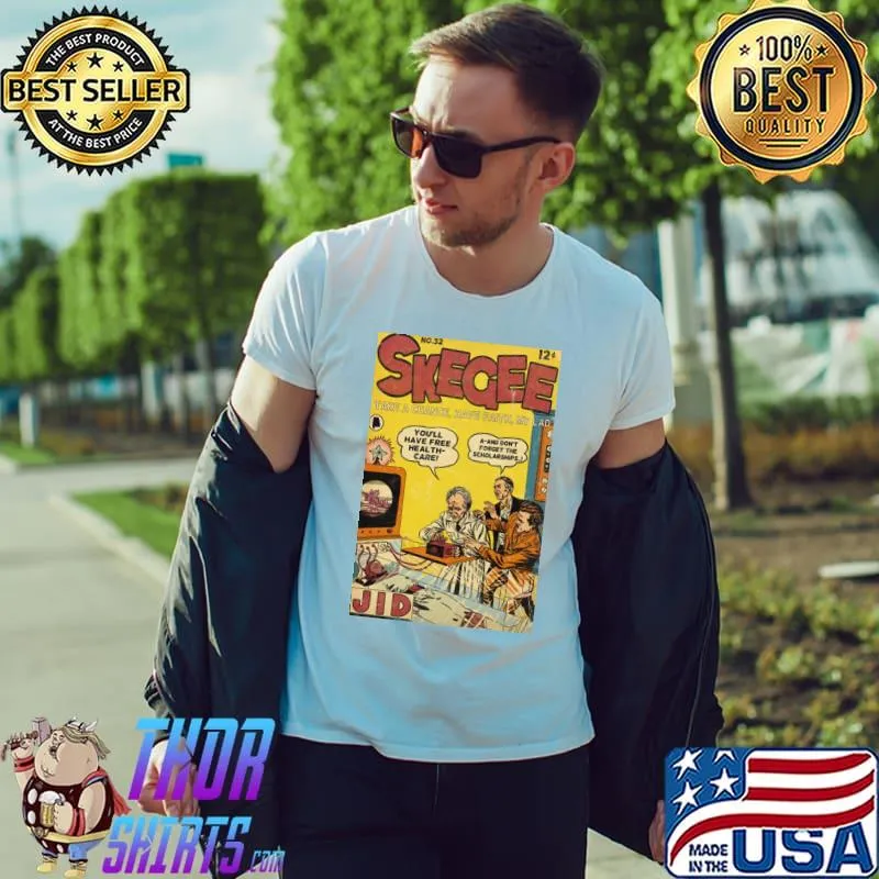 Skegee comic book parody rapper jid shirt