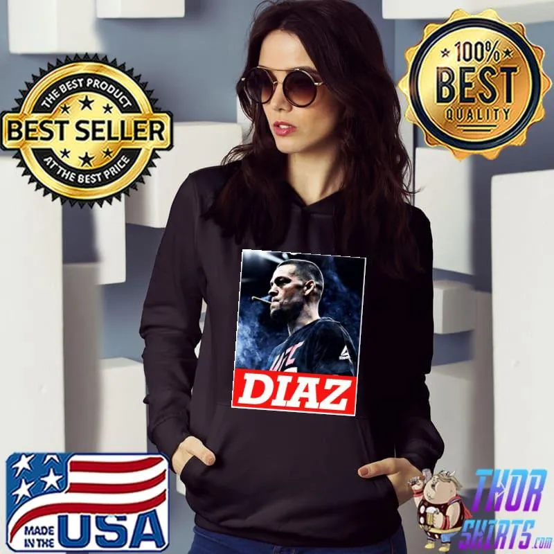 Smoking nate diaz classic s Hoodie