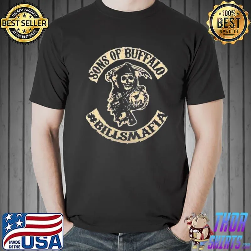 Sons Of Buffalo Billsmafia Skull Shirt