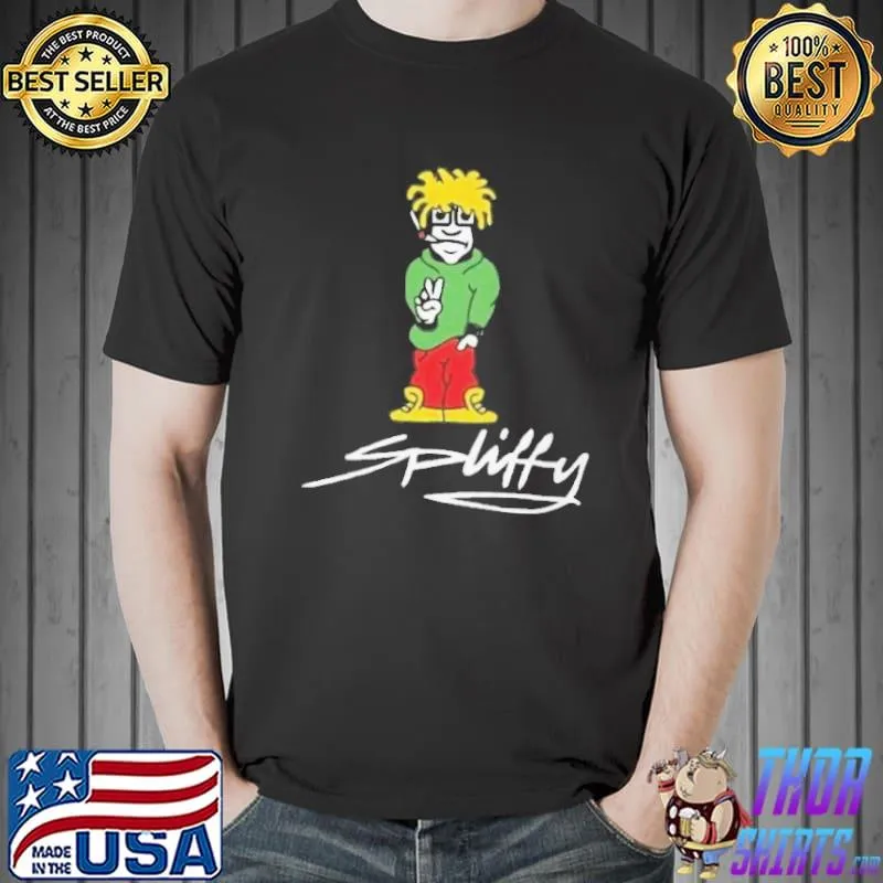 Spliffy retro raver 90s festival inspired classic shirt