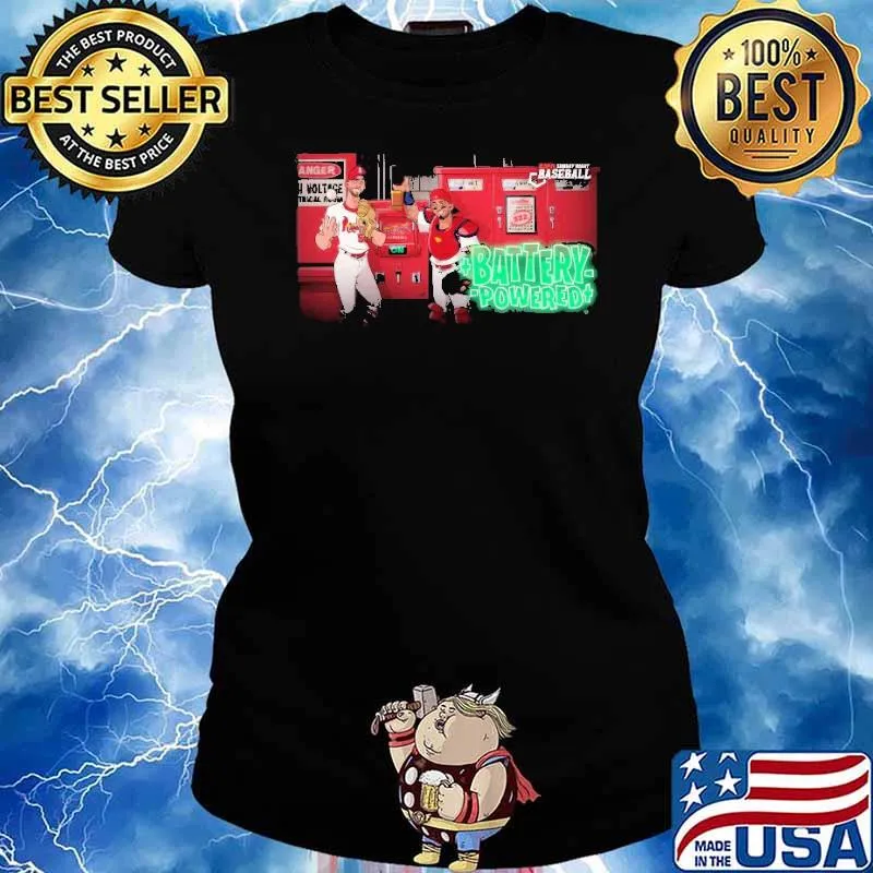 St louis baseball espn sunday night baseball battery powered classic s Ladies tee