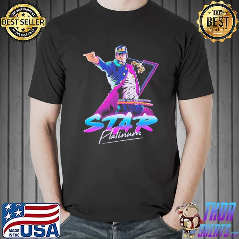 Star platinum jotaro kujo jojo's bizarre adventure classic shirt