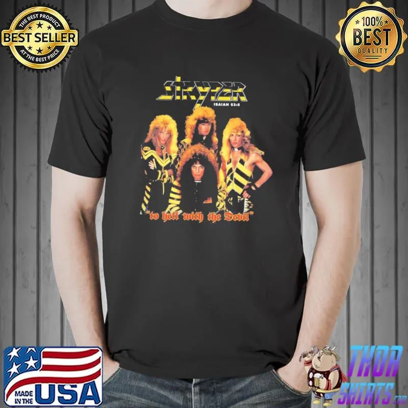 Stryper to hell with the devil classic shirt