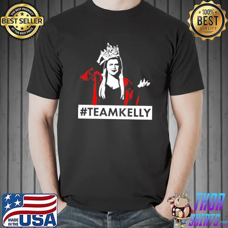 Team kelly clarkson music art shirt