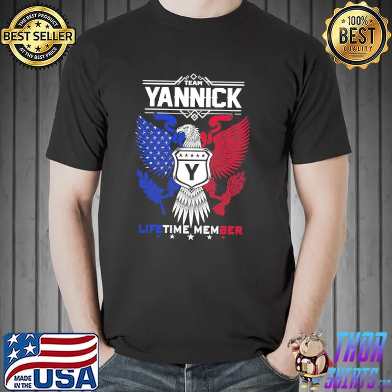 Team yannick eagle lifetime member classic shirt