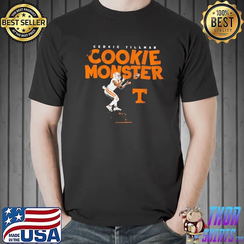 Tennessee Football cedric tillman cookie monster sport shirt