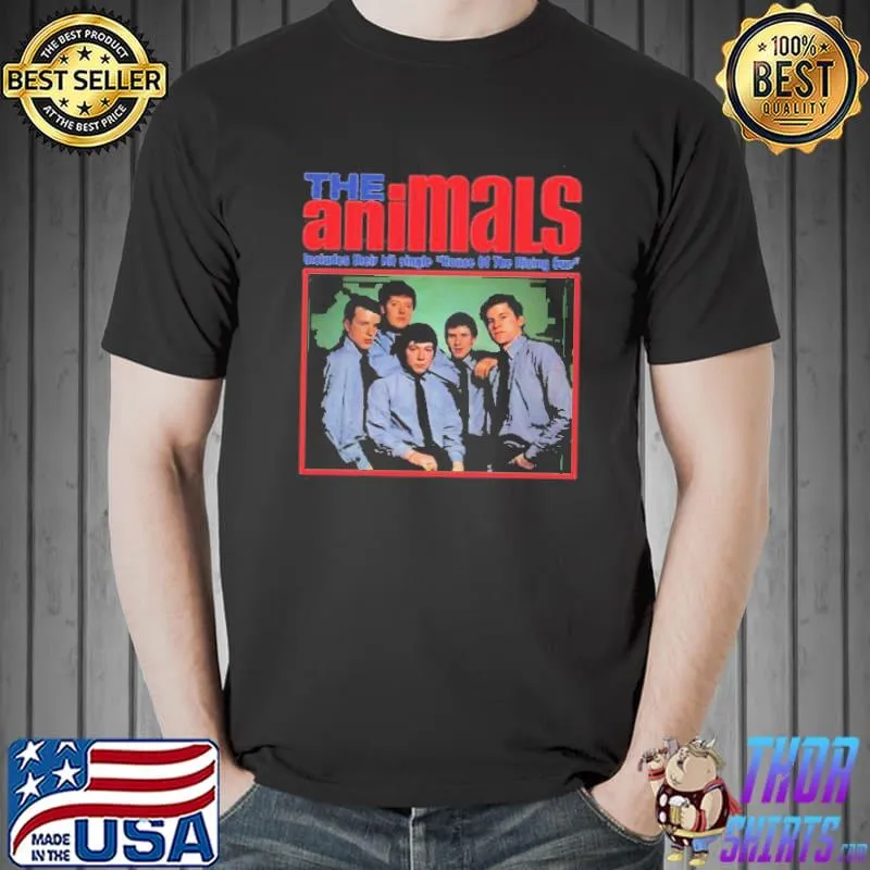 The animals includes their hit single house of the rising sun trending classic shirt