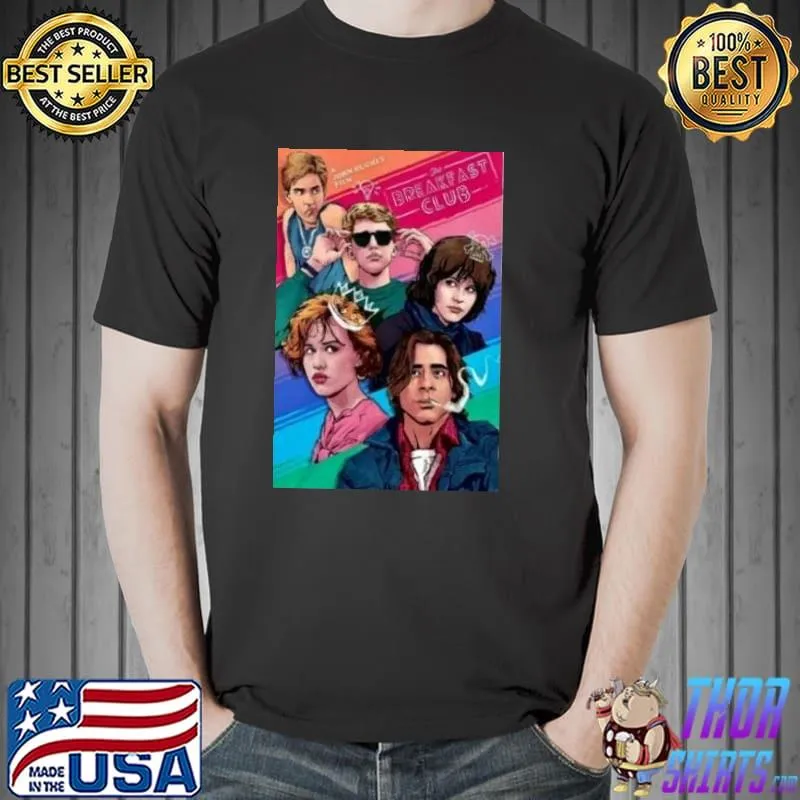 The breakfast club cult show movie 1985 inspired classic shirt