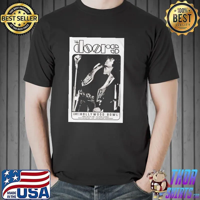 The doors live hollywood bowl jim morrison rock trending shirt