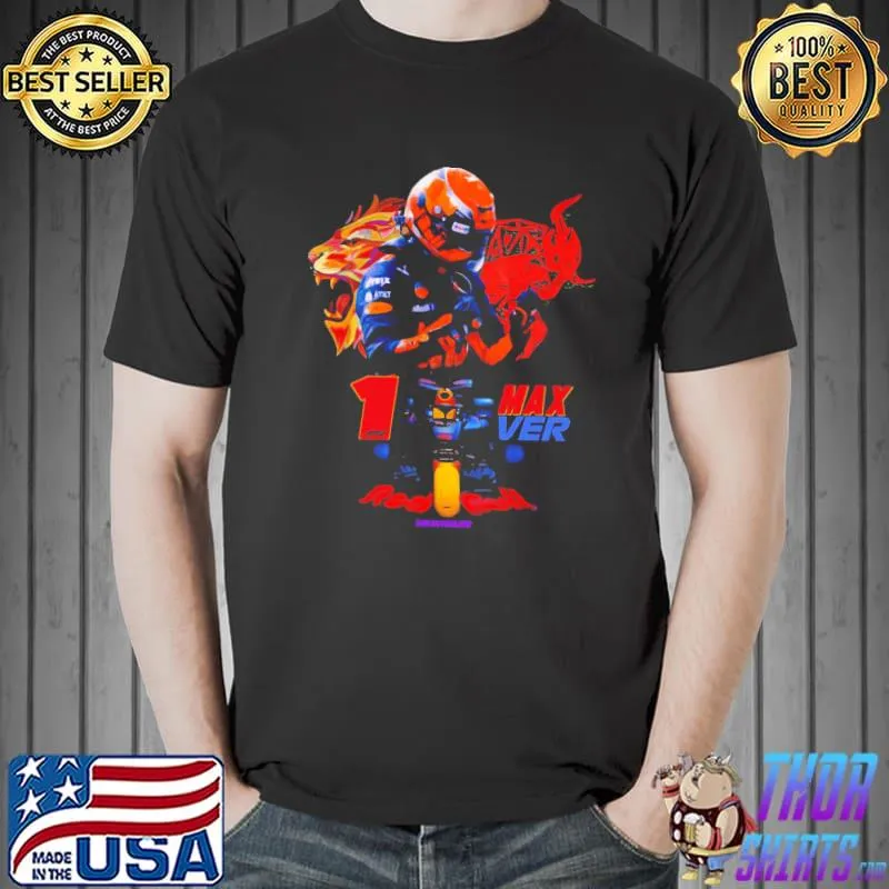 The Dutch lion formula 1 champion mv ver 1 f1 max verstappen racing car shirt