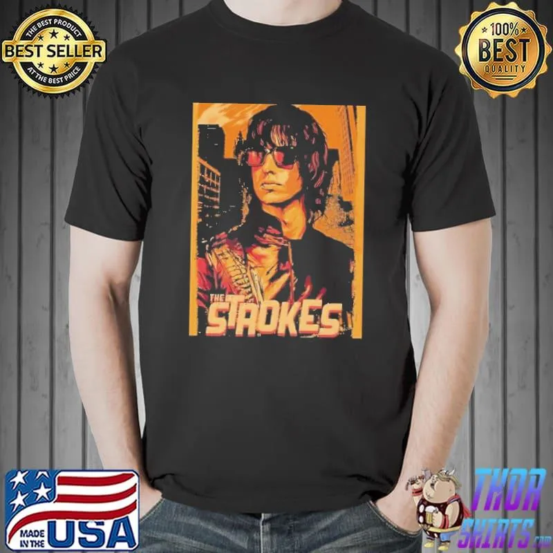 The old vintage the strokes band trending shirt