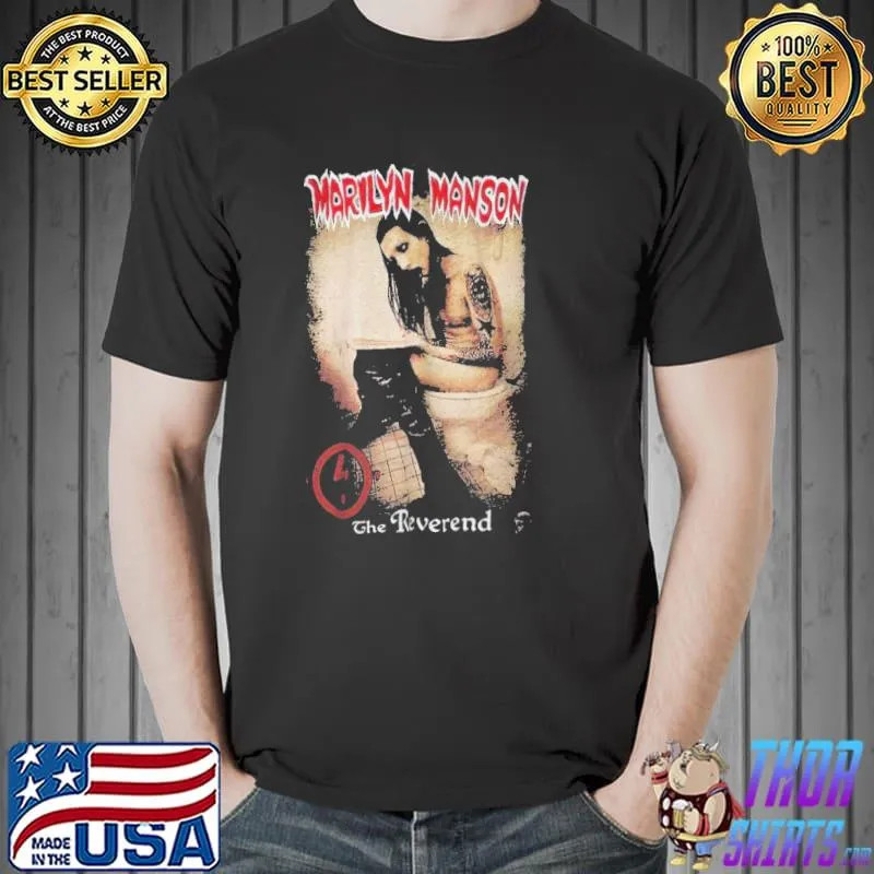The reverend marilyn manson band trending classic shirt